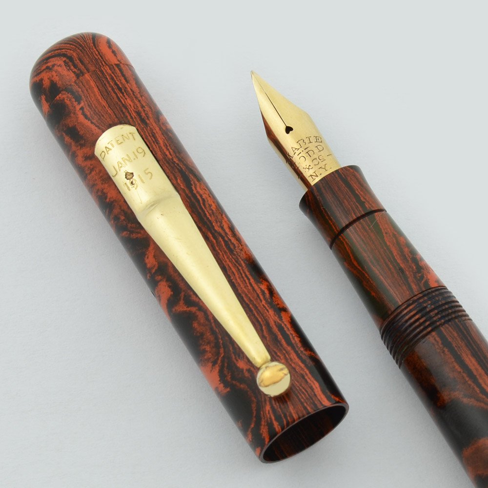 Mabie Todd swan SF 130 万年筆 Mabie Todd Swan S.F.130 Lever Filler with Clip Case - その他の海外